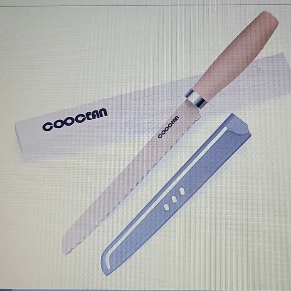 Cooclan serrated bread knife 8